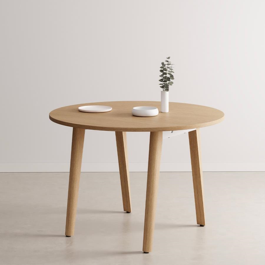 Mesa redonda New Modern full wood Tiptoe