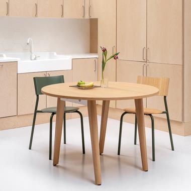 Mesa redonda New Modern full wood Tiptoe