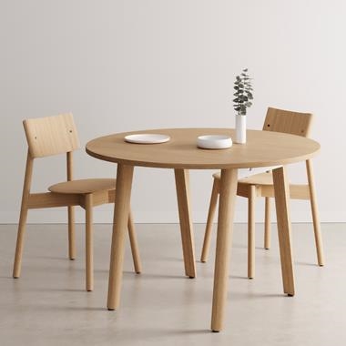 Mesa redonda New Modern full wood Tiptoe